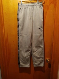  NIKE Dri-Fit YOUTH Boys X LRG  Sweatpants Active Wear Grey Joggers Pre Owned - Picture 1 of 8