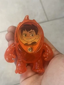 MIP Sonic Wacky Pack 2018 Ben 10 HEATBLAST Translucent Orange ALIEN Figure Toy - Picture 1 of 3