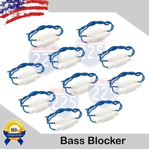 10 Pair 10% Bass Blocker Capacitor 133 uF 50 Volts 300 Hertz 4 Ohm Non-Polar Cap - Picture 1 of 1