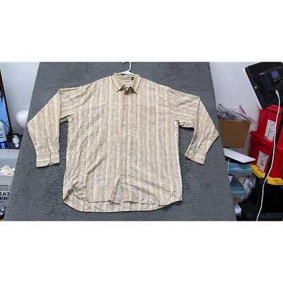 ENYCE Striped Paisley Button Up Shirt Casual Menswear XXL - Image 1 of 4