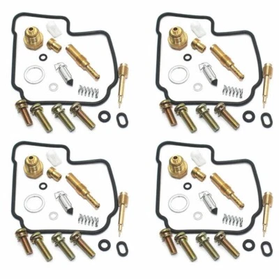 4X FOR Honda CBR600F 1987-1990 CBR600 Carburetor repair kit floating needle seat - Image 1 of 3