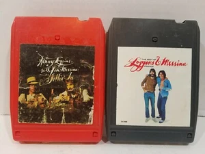 Loggins & Messina 8 Track Lot (The Best Of Friends, Sittin In) Untested - Picture 1 of 6