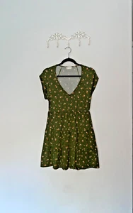 Altard State Damen grün Blumenmuster Babydoll Kleid Größe M - Bild 1 von 5
