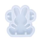 Easter Mold Non-Stick 3D Cute Rabbit Epoxy Resin Mold Silicone Soap Mould