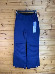 Roxy Backyard Snow Pants - Youth Girls - 10/M / Navy Blue - New With Tags - Picture 1 of 15
