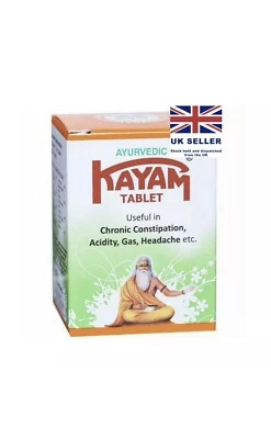 Ayurvedic Kayam Churna Churan tablets 30 tablets constipation relief Sheth Bros