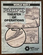 World War II Pacific Theater of Operations SPI TSR Unpunched 1991