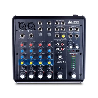 Alto TrueMix 600 Audio Mixer with 2 XLR Mic Ins, USB Audio Interface and Blue... - Image 1 of 4