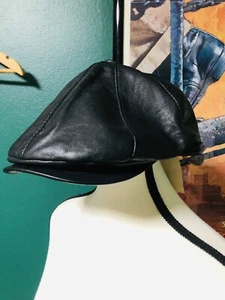 New Vintage Stetson Genuine Pebble Driver Newsboy Cabbie Hat Medium NWT - Picture 1 of 12