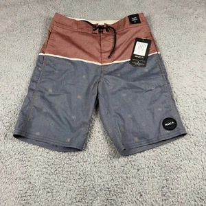 NWT RVCA Boy's Board Shorts Country Trunk Size 24 - Picture 1 of 8