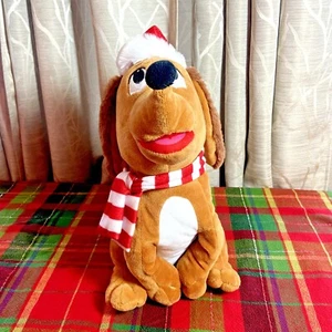 GEMMY Animated 11" Tall Dog Christmas Singing Baby Please Come Home Doesn't Move - Picture 1 of 6
