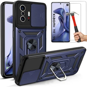 Coque Xiaomi 11 T Pro Mi 11 Lite 5G Bumper Rigide Antichoc + 2 Verres Trempés - Photo 1/15