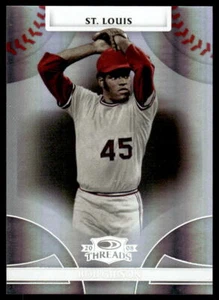 2008 Donruss Threads #45 Bob Gibson Century Proof Silver #/100 - Picture 1 of 2