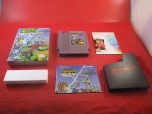 Teenage Mutant Ninja Turtles III The Manhattan Project Nintendo NES COMPLETE Box - Picture 1 of 14