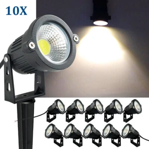 10X 12V 5W LED Landscape Spotlights Low Voltage Light Cool/Warm White Path IP65 - Picture 1 of 12