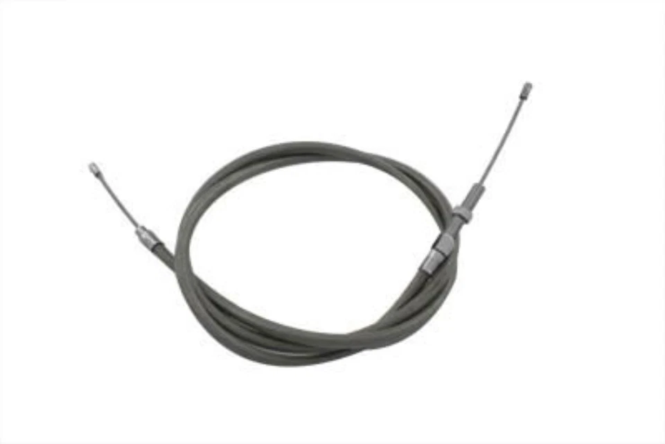 V-Twin 36-2521 Braided Stainless Steel Clutch Cable 60.56" Casing +8" FL 68-84  - Image 1 of 1
