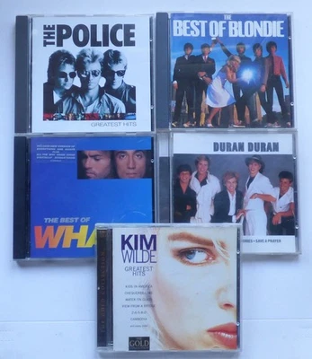 Classic 80s CD Bundle- Blondie, Wham, Kim Wilde The Police, Duran Duran Foto 1 de 4