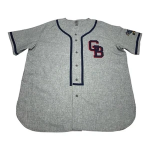 Vintage Green Bay Blue Jays Replica Jersey Mens XXL Grey Ebbets Field Flannels - Picture 1 of 7