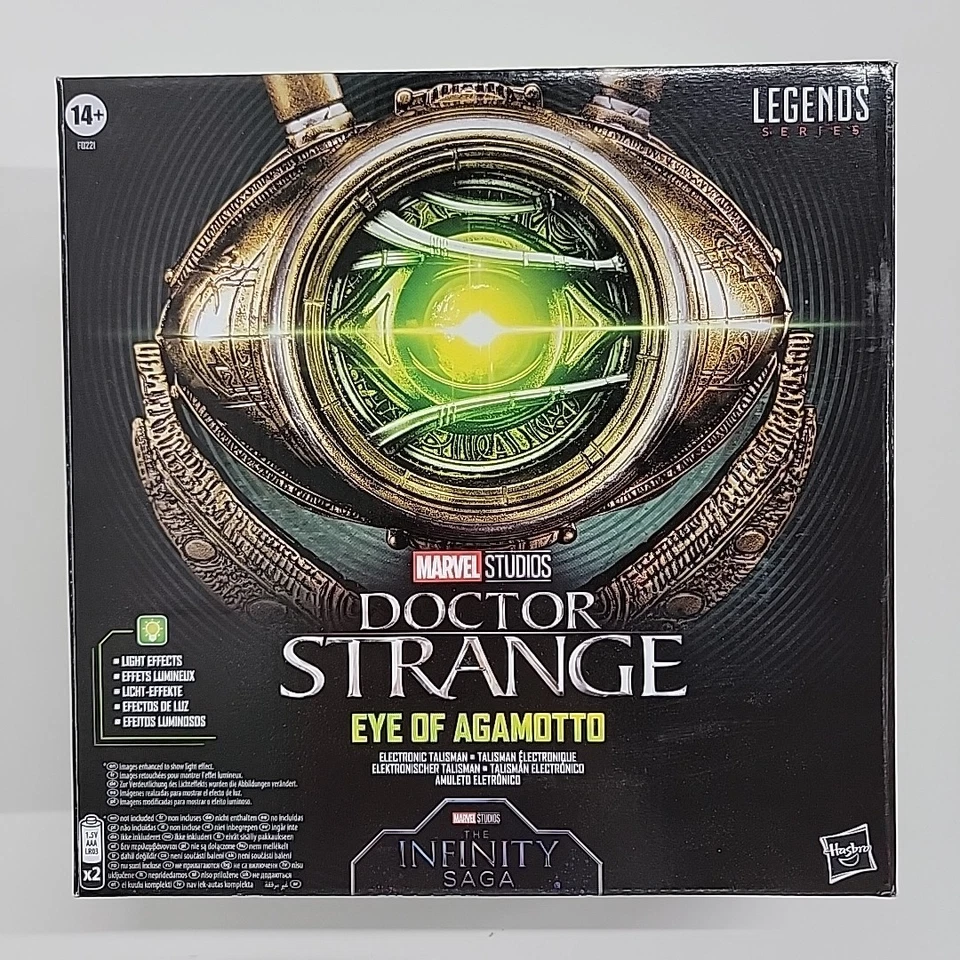 Figura de acción Hasbro Marvel Legends Doctor Strange Gold Eye of Agamotto  Foto 1 de 4