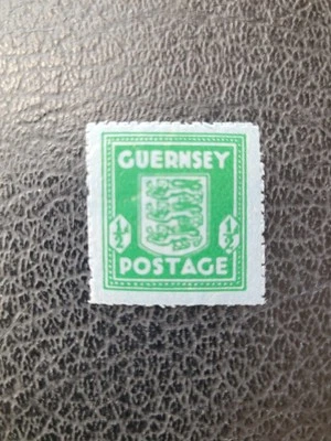 Guernsey #N4 MNH, 1942 German Occ. 1/2p on Banknote Paper, Scott  Value $ 36.75 - Image 1 of 2