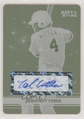 2008 Just Minors Stars Press Plate Yellow 1/1 Josh Vitters #25 Auto 3c7 - Image 1 of 3