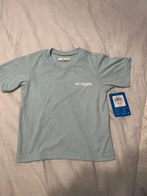 Columbia PFG Youth Shirt XXS 4/5 Blue Fishing Camping Hiking Outdoor Tee Boys - Image 1 of 3
