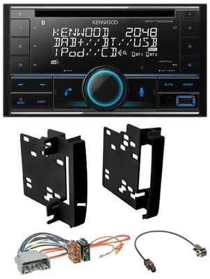 Kenwood CD 2DIN DAB USB MP3 Bluetooth Autoradio für Chrysler 300C Sebring Dodge - Bild 1 von 4