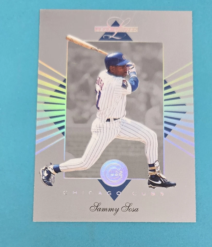 1994 Leaf Limited #92 Sammy Sosa Chicago Cubs BASEBALL Card A1 - Image 1 of 2