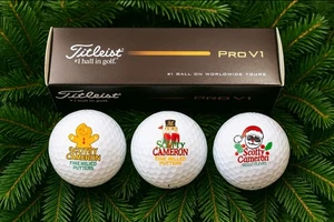 Scotty Cameron Titleist Golfbälle - Holiday 2025 - Pro V1 - 3 Bälle Weihnachten - Bild 1 von 4