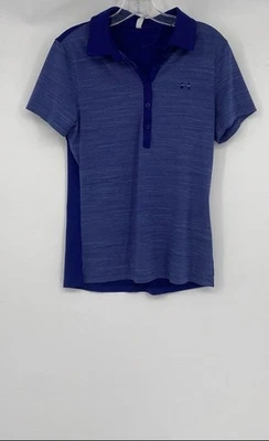 Under Armour Womens Purple Short Sleeve Collared Polo Shirt Size Medium - Image 1 of 4