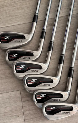 Srixon Z355 LEFT HANDED Iron Set of SIX 4 5 6 7 8 P Steel Shaft NS Pro 950GH Reg - Image 1 of 4