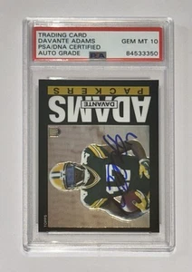 Davante Adams Autograph Signed 2014 Topps Chrome Rookie Card - PSA 10 Auto - Picture 1 of 2