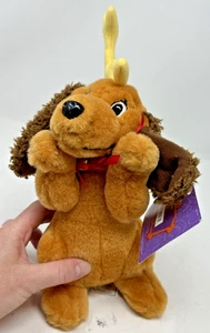 VTG How The Grinch Stole Christmas Plush 8” Max Dog Plush NWT - Picture 1 of 6