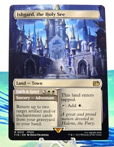 MTG Universes Beyond Final Fantasy Ishgard, the Holy See (borderless) 0310 - Picture 1 of 2