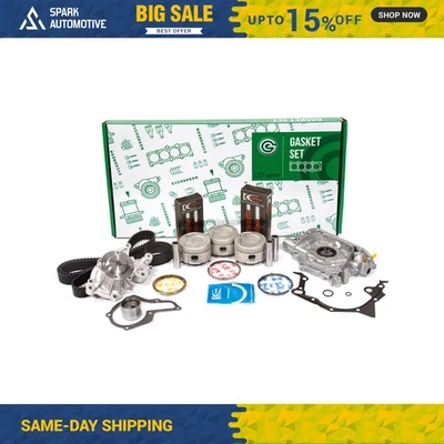 Kit de reconstrucción de motor apto para 96-00 Geo Metro Chevrolet 1.0L G10 SOHC Foto 1 de 4