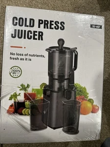 Spremiagrumi a freddo SJ-057 con scivolo di alimentazione grande tecnologia di spremitura lenta - Foto 1 di 6