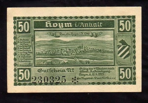 HOYM  - GERMANY NOTGELD  -   50 PFENNIG - Picture 1 of 2