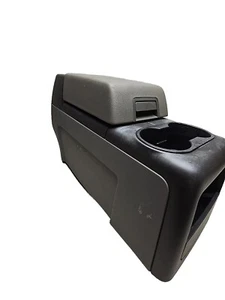 ** 04-08 Ford F150 F250 center floor console arm rest cup holder GRAY D221 - Bild 1 von 7