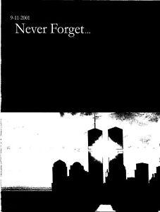 9-11-2001 Never Forget Original Print Ad Schecter Guitar Research