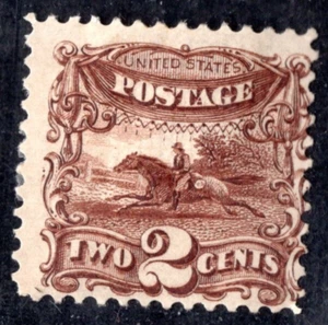 US 1869 SCOTT #113 MINT HINGED CATALOG VALUE $500 - Picture 1 of 2