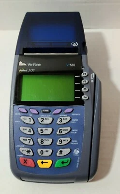 VeriFone VX510 Model: OMNI5100 Credit Card Terminal Reader Business Device   - Image 1 of 4