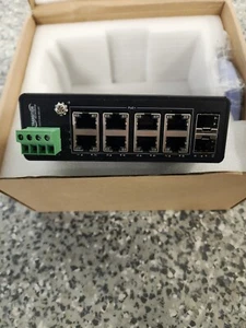 Transition Networks Unmanaged Hardened 8-Port Gigabit Ethernet PoE+ Switch - Picture 1 of 3