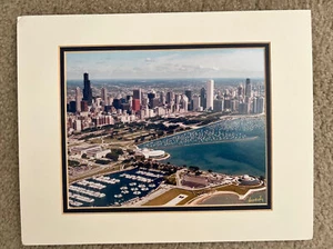 Bob Horsch Gallery Signed Chicago Skyline Photograph Double Matted- Sealed 11x14 - Picture 1 of 5