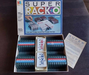 Vintage 1983 COMPLETE Super Rack-O Game Milton Bradley Double Card Racks Racko - Picture 1 of 8