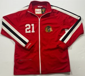 Mitchell & Ness Authentic Warm Up Jacke Blackhawks Mikita Herren Medium 40 (M) - Bild 1 von 19