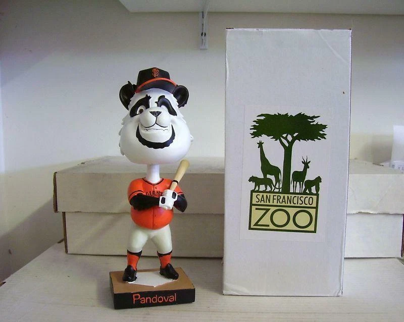 Pablo Sandoval San Francisco Giants SGA 06/14/10 Panda Bear Bobblehead MLB - Image 1 of 1