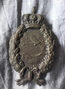IMPERIAN GERMAN WW1 AERO BAVARIAN AVIATOR PILOT BADGE - Picture 1 of 3