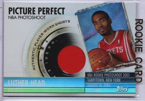 2005-2006 Topps Big Game Luther Head quadro reliquie perfette razzi RC #088/129 - Foto 1 di 2