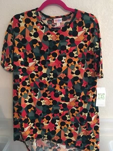 Lindo LuLaRoe Irma, Talla XXS, Disney Minnie Mouse Multicolor Rojo Naranja Verde - Imagen 1 de 3