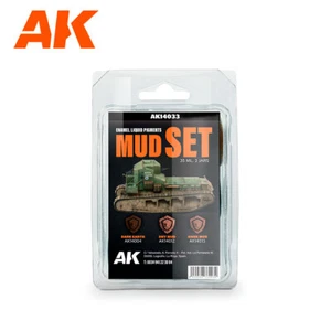 AK Interactive Enamel Liquid Pigment MUD SET 35ml (3 ref) - Picture 1 of 1